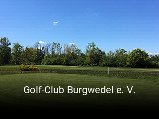 Jetzt bei Golf-Club Burgwedel e. V. einen Tisch reservieren