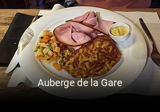 Jetzt bei Auberge de la Gare einen Tisch reservieren