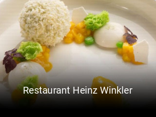 Restaurant Heinz Winkler tisch buchen