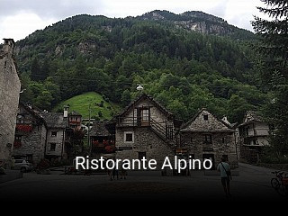 Jetzt bei Ristorante Alpino einen Tisch reservieren