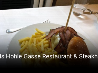 Jetzt bei Tells Hohle Gasse Restaurant & Steakhouse einen Tisch reservieren
