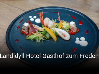 Landidyll Hotel Gasthof zum Freden tisch reservieren