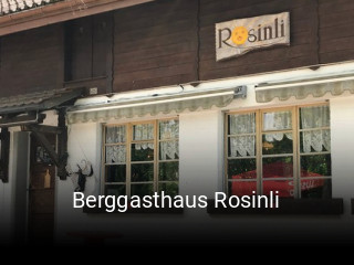 Berggasthaus Rosinli reservieren