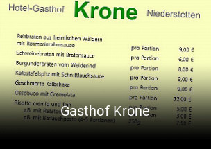Gasthof Krone reservieren