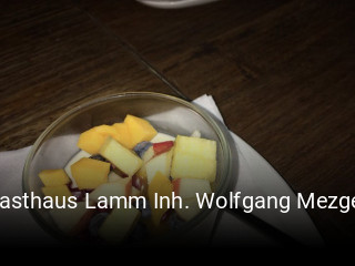Gasthaus Lamm Inh. Wolfgang Mezger online reservieren