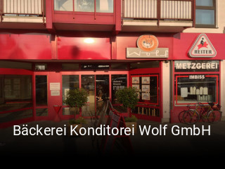 Bäckerei Konditorei Wolf GmbH tisch reservieren