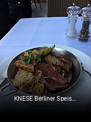 Jetzt bei KNESE Berliner Speiselokal einen Tisch reservieren
