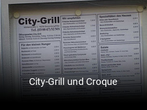 Jetzt bei City-Grill und Croque einen Tisch reservieren