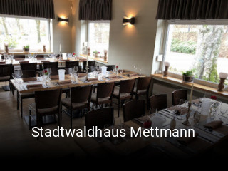 Stadtwaldhaus Mettmann tisch reservieren