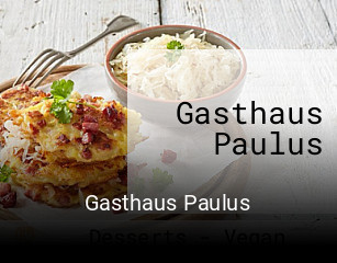 Gasthaus Paulus online reservieren