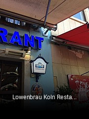 Lowenbrau Koln Restaurant reservieren