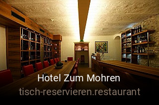 Hotel Zum Mohren tisch reservieren