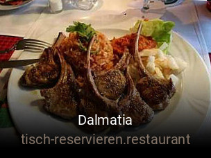 Jetzt bei Dalmatia einen Tisch reservieren