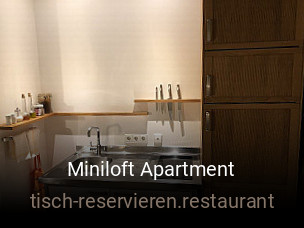 Miniloft Apartment tisch buchen