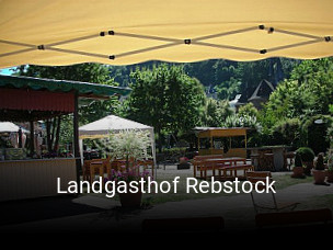 Jetzt bei Landgasthof Rebstock einen Tisch reservieren