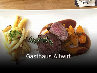 Gasthaus Altwirt online reservieren