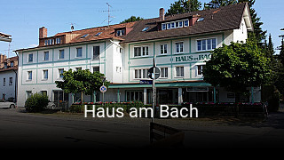 Haus am Bach tisch buchen