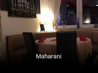 Maharani tisch buchen