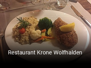 Restaurant Krone Wolfhalden tisch buchen
