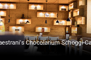 Maestrani's Chocolarium Schoggi-Cafe tisch buchen