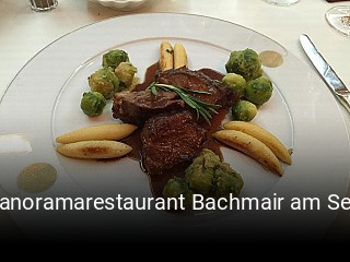 Panoramarestaurant Bachmair am See online reservieren