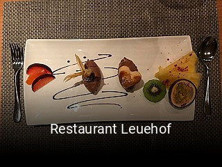 Restaurant Leuehof tisch buchen