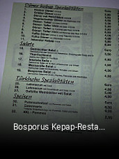Bosporus Kepap-Restaurant tisch reservieren