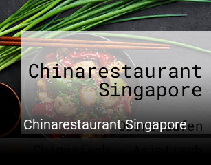 Chinarestaurant Singapore tisch reservieren