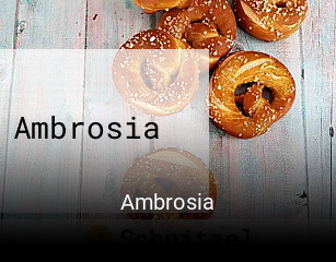 Ambrosia online reservieren