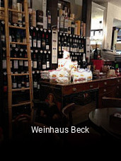 Weinhaus Beck tisch buchen