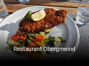 Restaurant Obergmeind reservieren