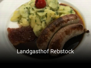 Landgasthof Rebstock online reservieren