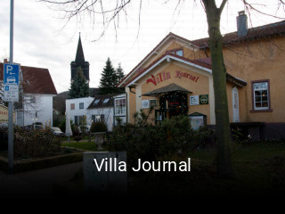 Villa Journal tisch reservieren