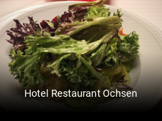 Hotel Restaurant Ochsen reservieren