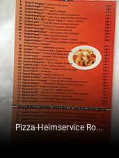 Pizza-Heimservice Roma online reservieren