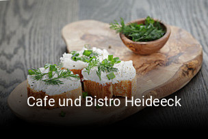 Cafe und Bistro Heideeck tisch reservieren