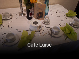 Cafe Luise tisch reservieren