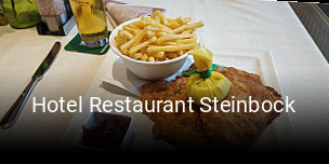 Jetzt bei Hotel Restaurant Steinbock einen Tisch reservieren