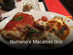 Jetzt bei Romano's Macaroni Grill einen Tisch reservieren