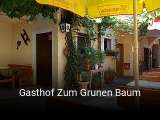 Gasthof Zum Grunen Baum online reservieren