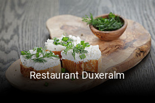 Restaurant Duxeralm tisch buchen