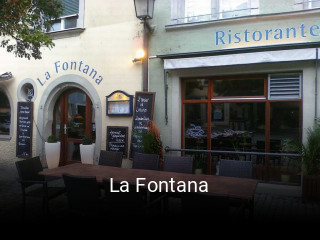 Jetzt bei La Fontana einen Tisch reservieren