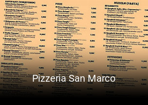 Jetzt bei Pizzeria San Marco einen Tisch reservieren