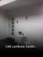 Cafe Landhaus Sandbrinkerheide tisch buchen