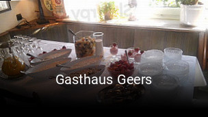 Jetzt bei Gasthaus Geers einen Tisch reservieren