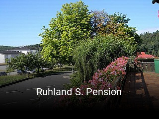 Ruhland S. Pension tisch reservieren