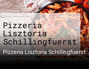 Jetzt bei Pizzeria Lisztoria Schillingfuerst einen Tisch reservieren