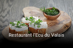 Restaurant l'Ecu du Valais tisch buchen