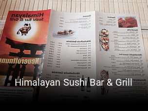 Jetzt bei Himalayan Sushi Bar & Grill einen Tisch reservieren