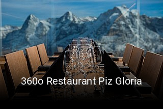 Jetzt bei 360o Restaurant Piz Gloria einen Tisch reservieren
